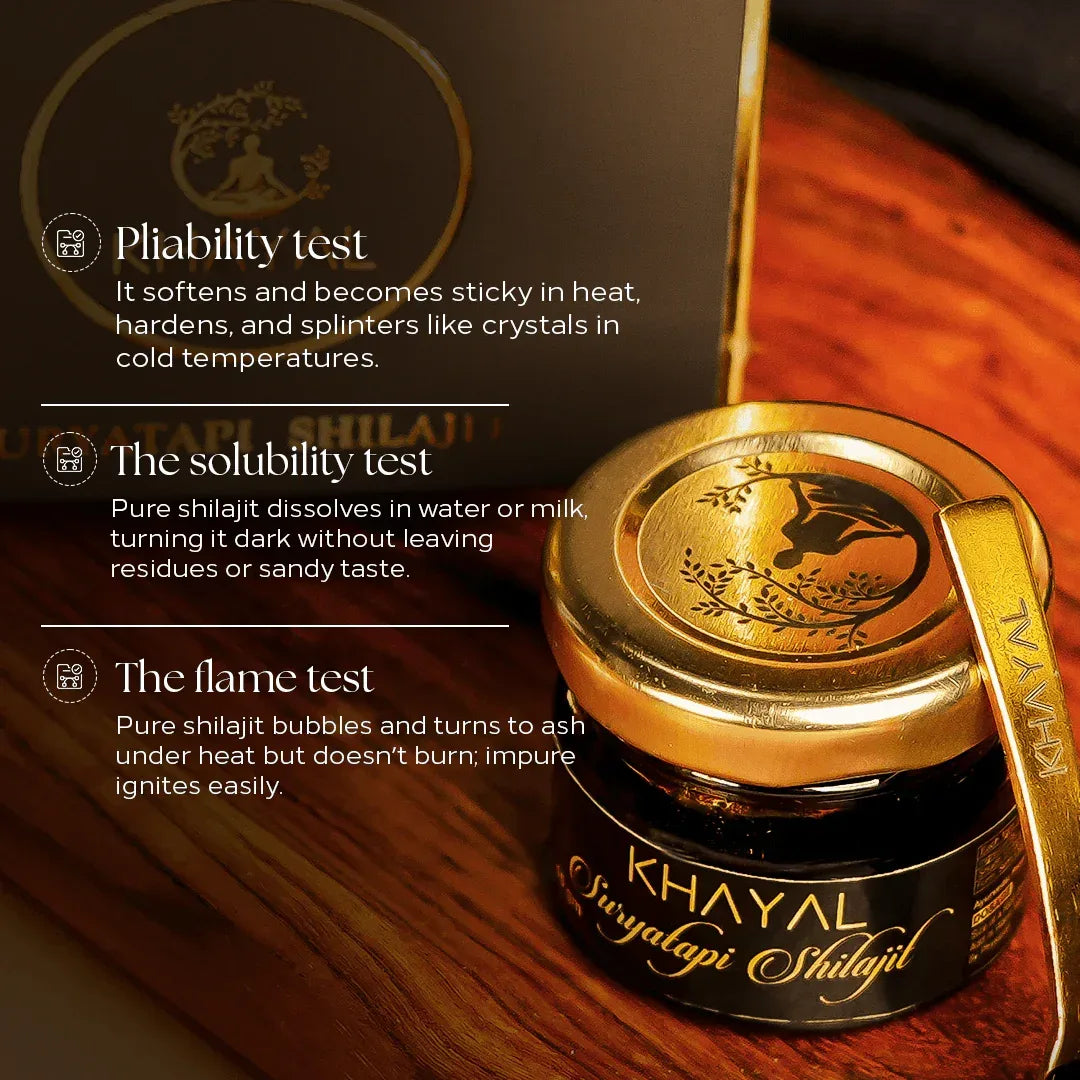 Khayal Suryatapi Shilajit | 100% Pure Himalayan Resin | For Men and Women